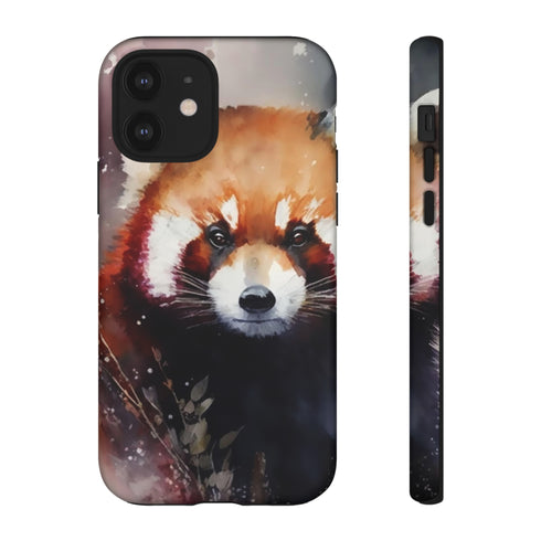 Red Panda in Watercolor - Impact Resistant Phone Case iPhone 12 Matte
